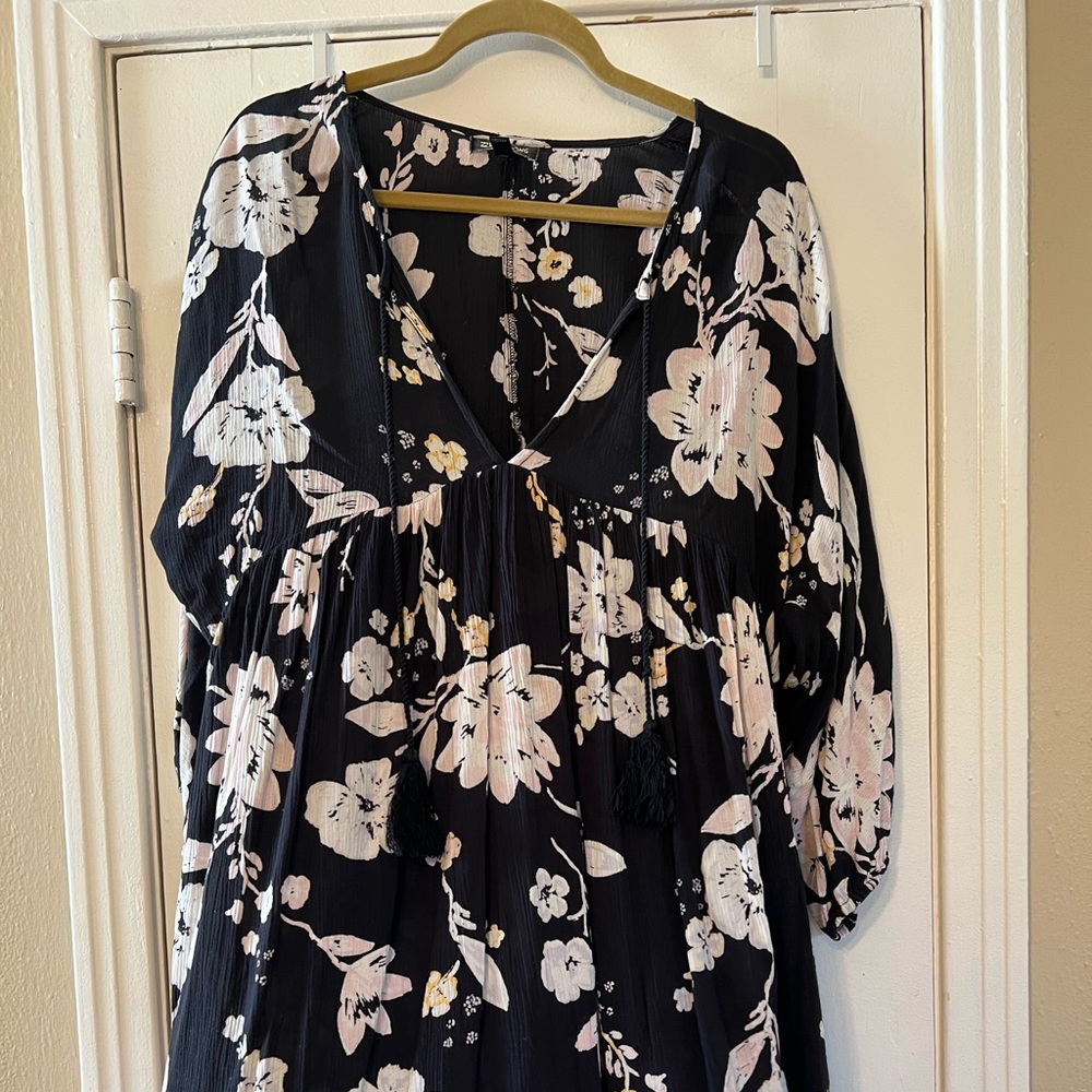 Billabong Flowy Floral Mini Dress